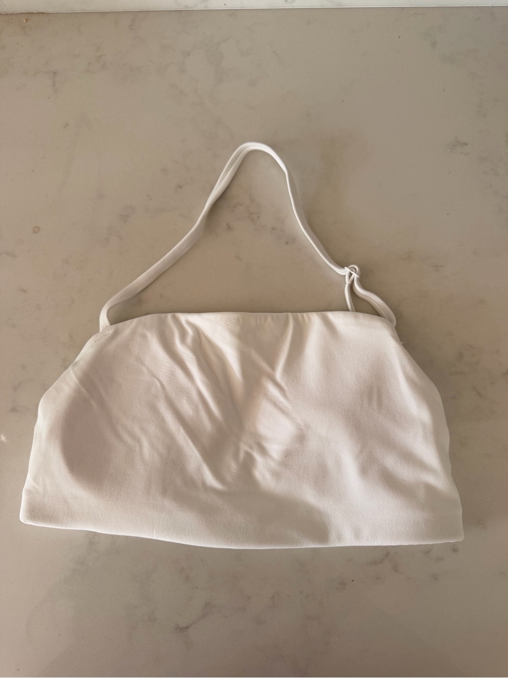 Buffbunny White Bandeau Sports Bra Removable Straps Size Medium